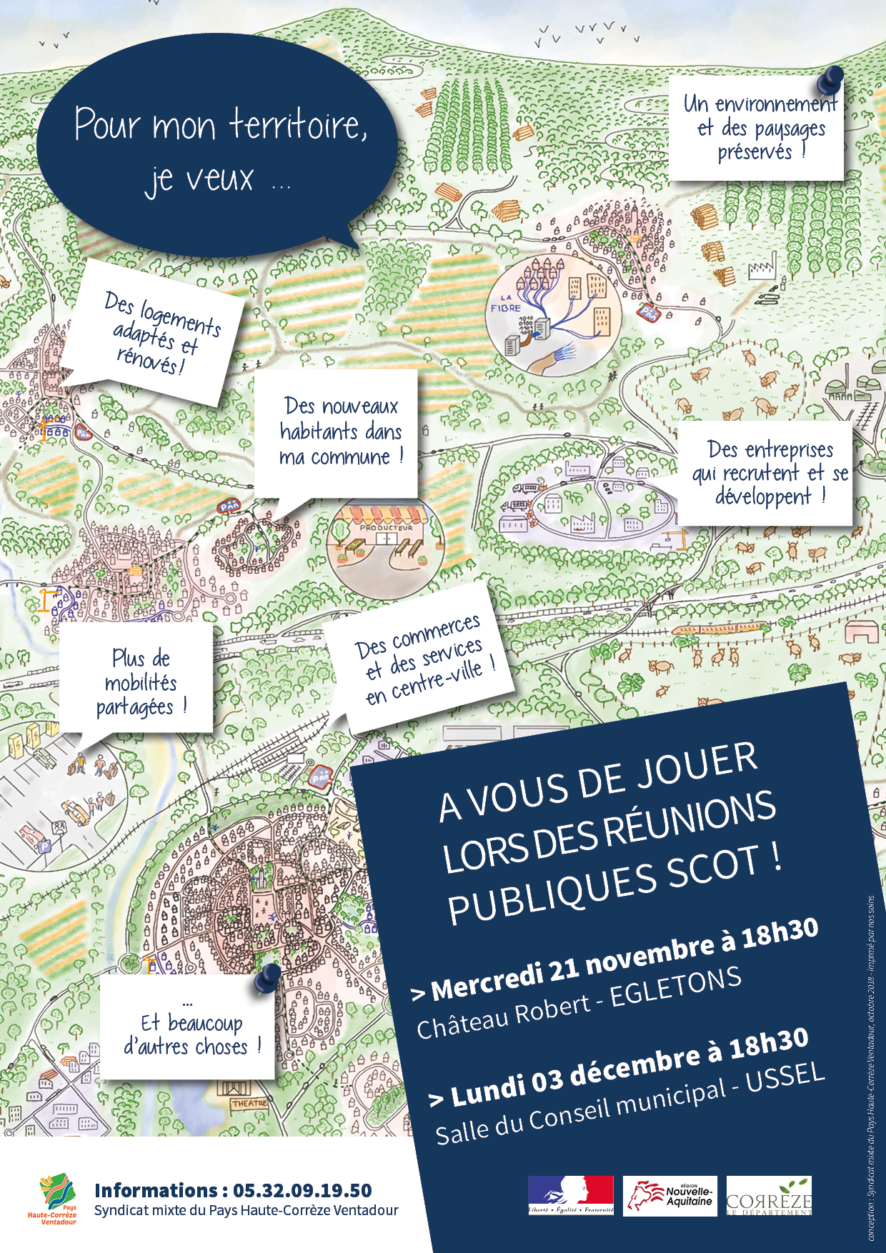 Reunions publiques affiche 2018